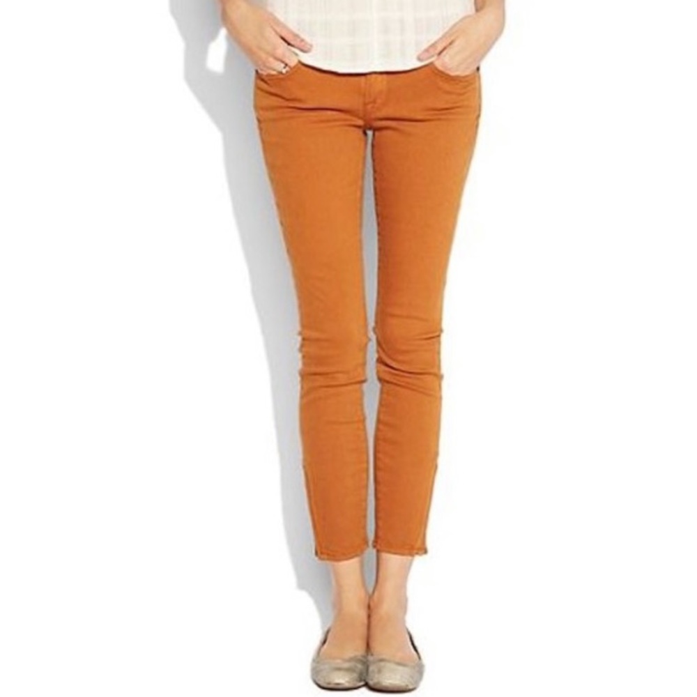 Lucky Brand “Charlie” Orange Skinnies - Women’s Size 24